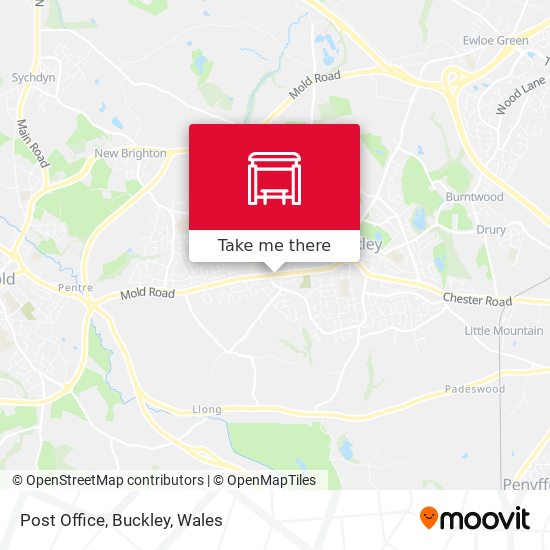 Post Office, Buckley map