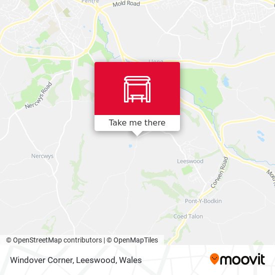Windover Corner, Leeswood map