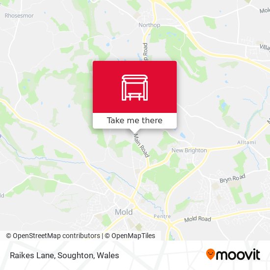 Raikes Lane, Soughton map