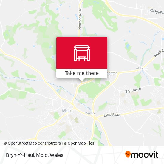 Bryn-Yr-Haul, Mold map