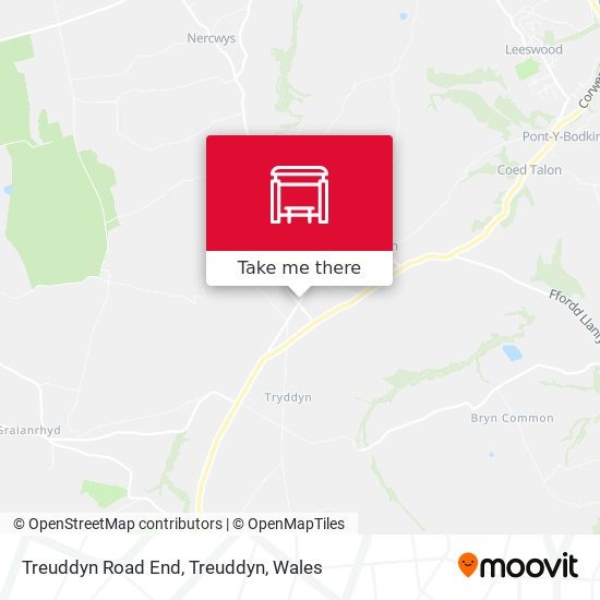 Treuddyn Road End, Treuddyn map