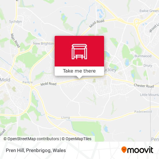 Pren Hill, Prenbrigog map