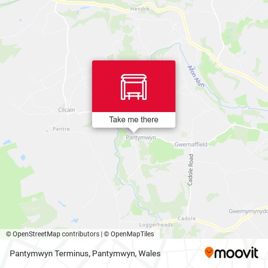 Pantymwyn Terminus, Pantymwyn map