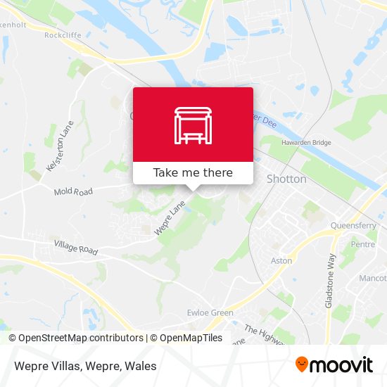 Wepre Villas, Wepre map