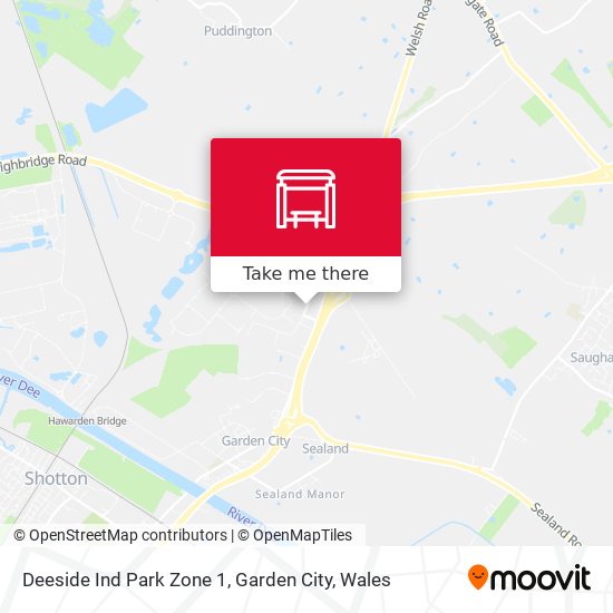 Deeside Ind Park Zone 1, Garden City map