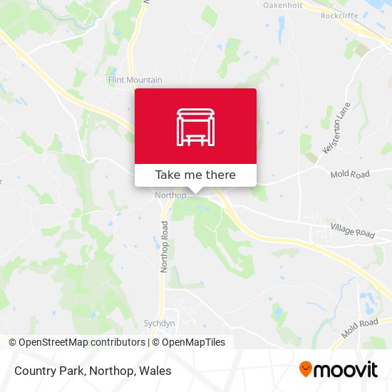 Country Park, Northop map