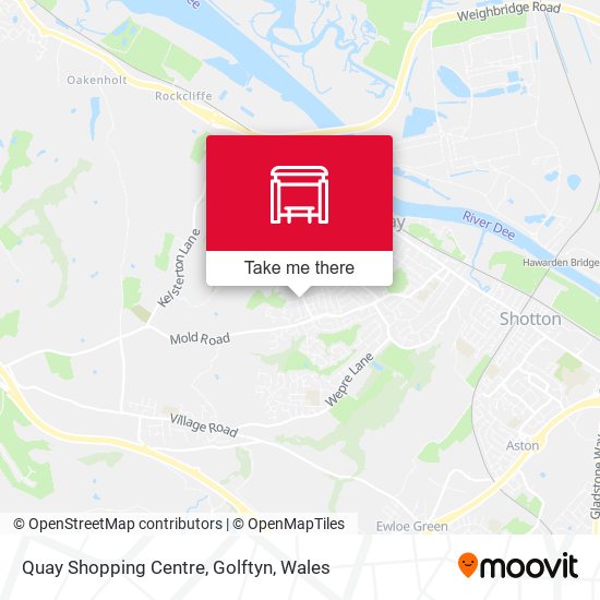 Quay Shopping Centre, Golftyn map