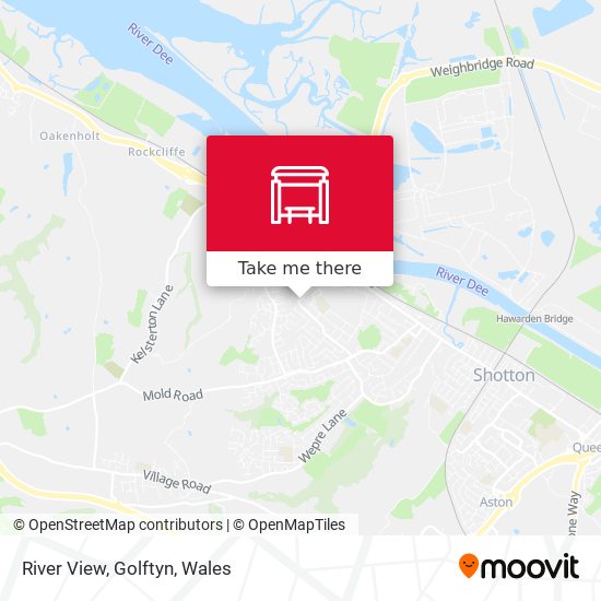 River View, Golftyn map