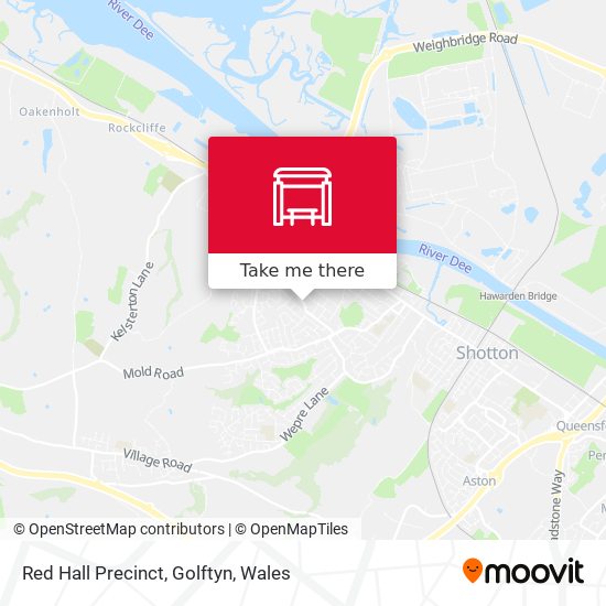 Red Hall Precinct, Golftyn map
