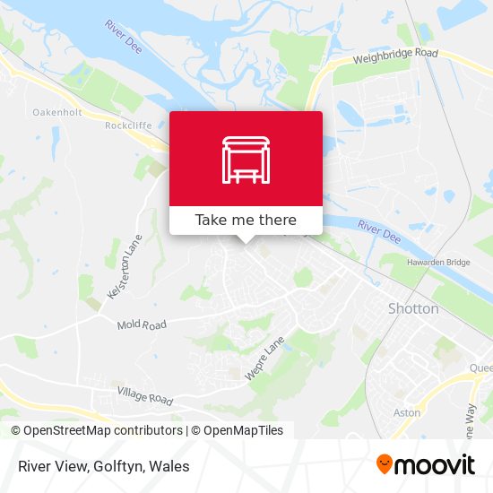 River View, Golftyn map