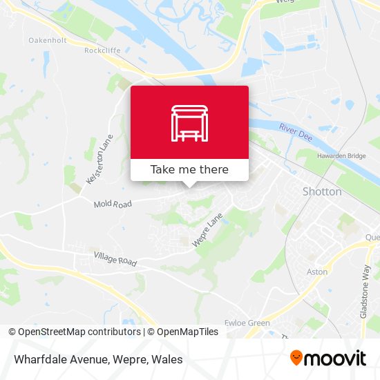 Wharfdale Avenue, Wepre map