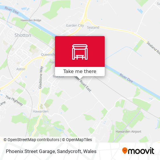 Phoenix Street Garage, Sandycroft map