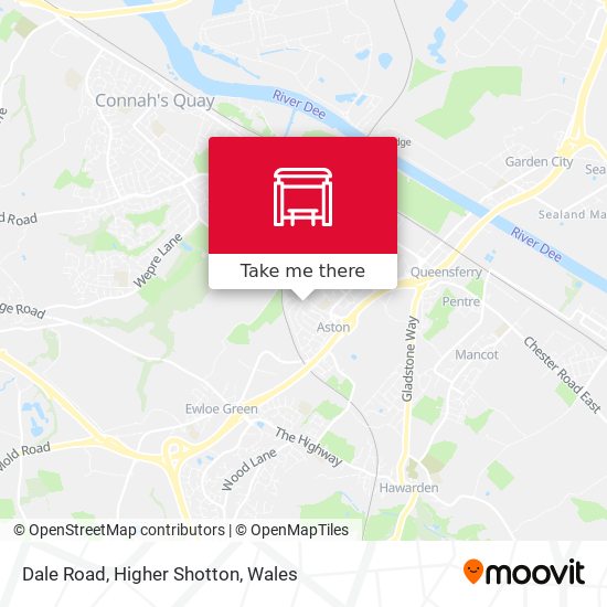 Dale Road, Higher Shotton map