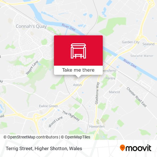 Terrig Street, Higher Shotton map