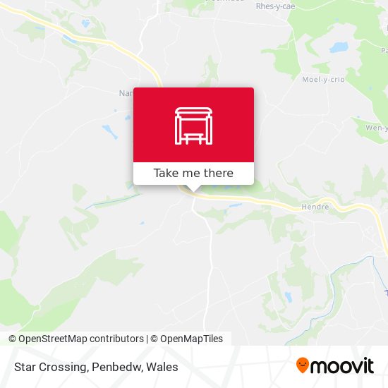 Star Crossing, Penbedw map