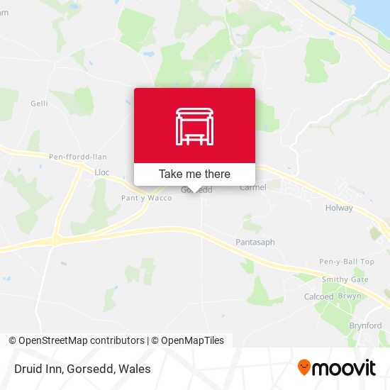Druid Inn, Gorsedd map
