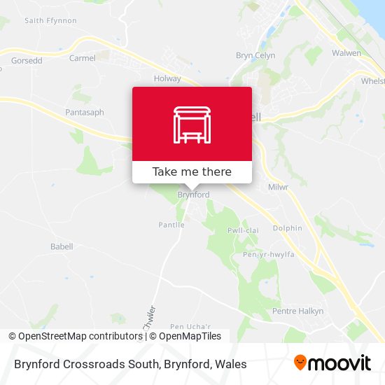 Brynford Crossroads South, Brynford map