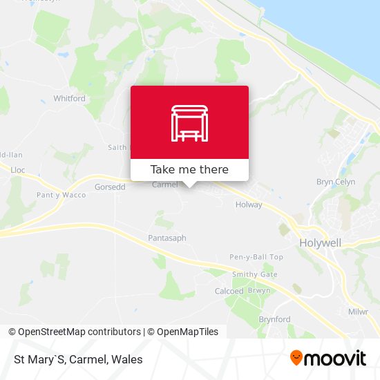 St Mary`S, Carmel map