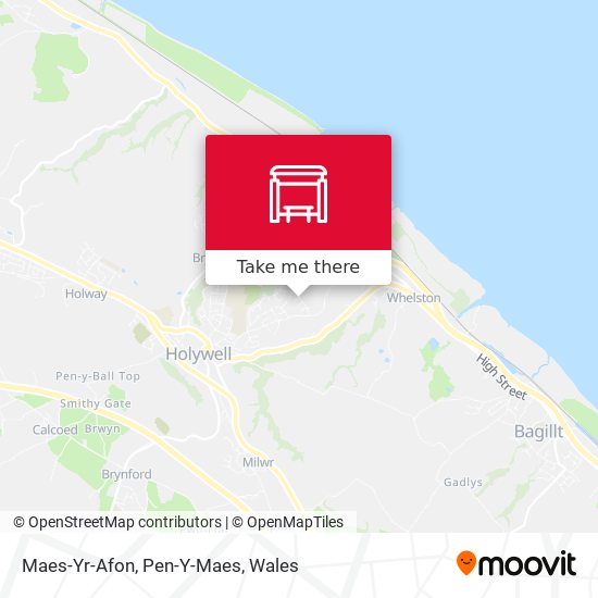Maes-Yr-Afon, Pen-Y-Maes map