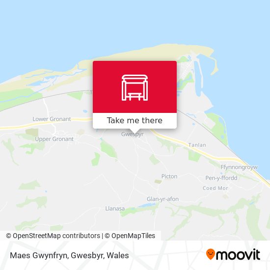Maes Gwynfryn, Gwesbyr map