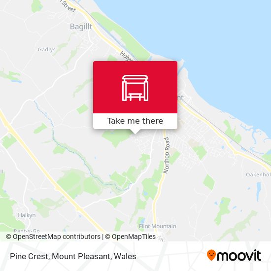 Pine Crest, Mount Pleasant map