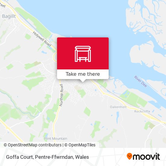 Goffa Court, Pentre-Ffwrndan map