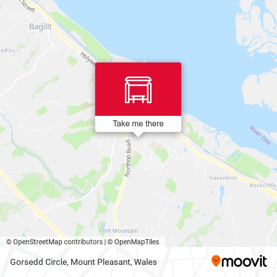 Gorsedd Circle, Mount Pleasant map