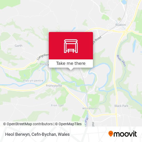 Heol Berwyn, Cefn-Bychan map