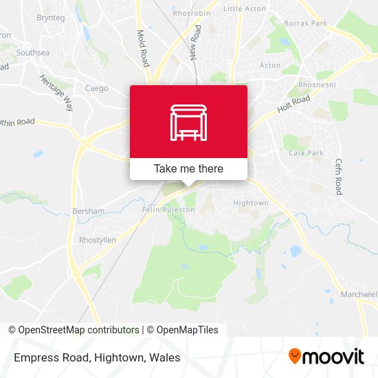 Empress Road, Hightown map