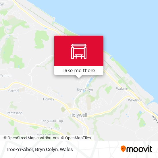Tros-Yr-Aber, Bryn Celyn map