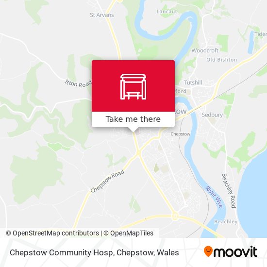 Chepstow Community Hosp, Chepstow map