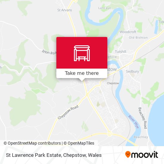 St Lawrence Park Estate, Chepstow map