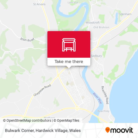 Bulwark Corner, Hardwick Village map