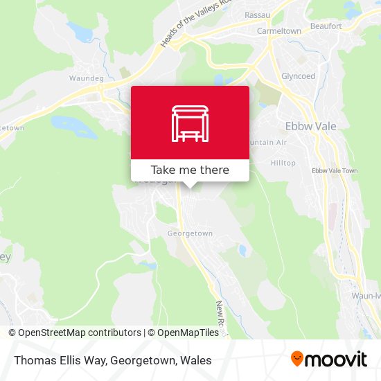 Thomas Ellis Way, Georgetown map