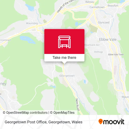 Georgetown Post Office, Georgetown map