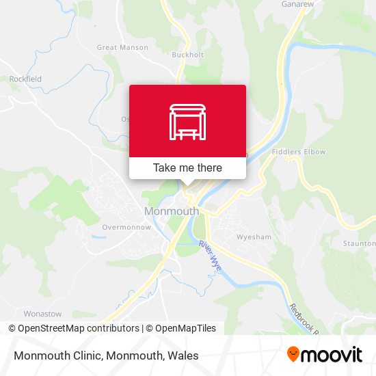 Monmouth Clinic, Monmouth map