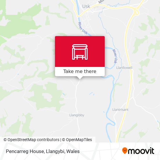 Pencarreg House, Llangybi map