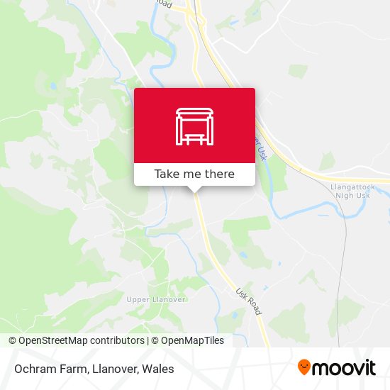 Ochram Farm, Llanover map