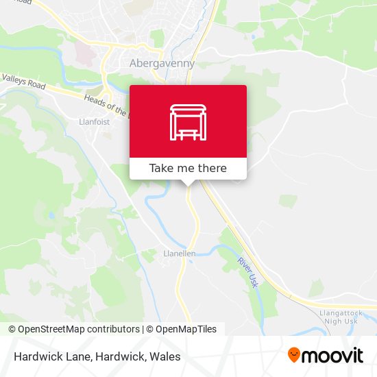 Hardwick Lane, Hardwick map