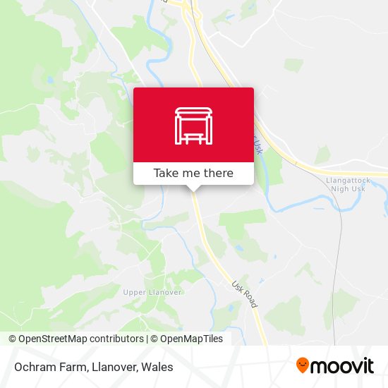 Ochram Farm, Llanover map