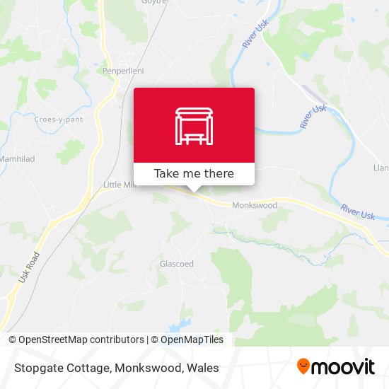 Stopgate Cottage, Monkswood map
