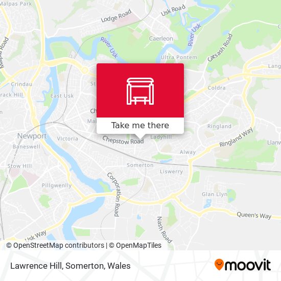 Lawrence Hill, Somerton map
