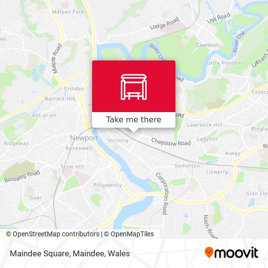 Maindee Square, Maindee map