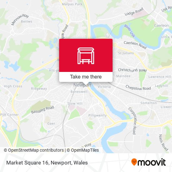 Market Square 16, Newport map