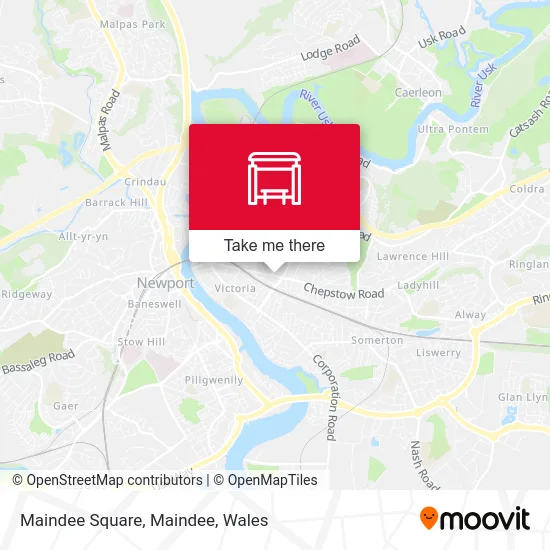 Maindee Square, Maindee map