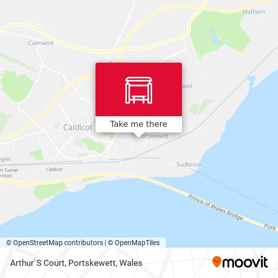 Arthur`S Court, Portskewett map