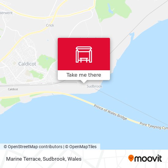 Marine Terrace, Sudbrook map
