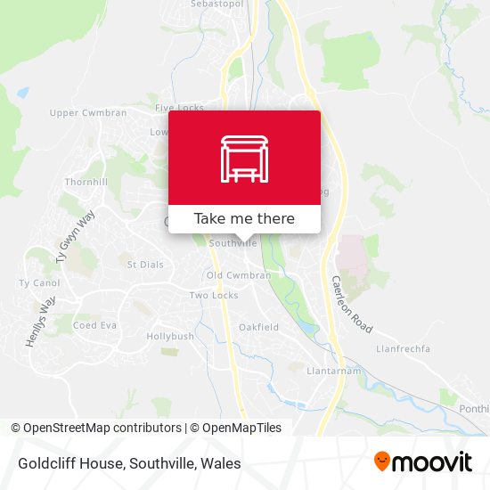 Goldcliff House, Southville map