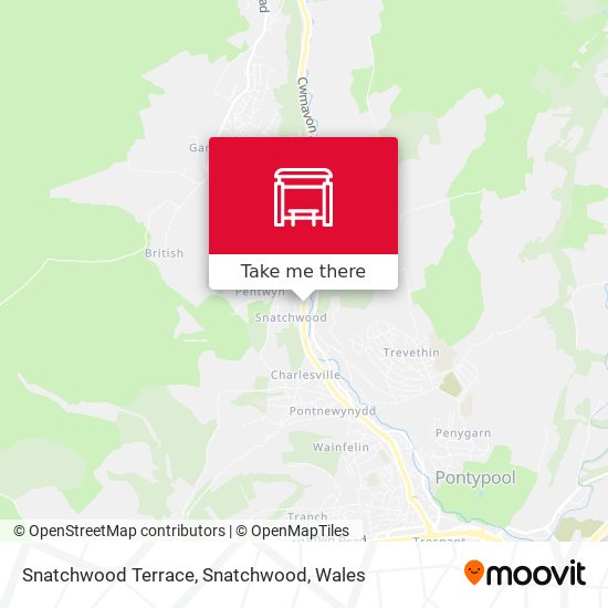 Snatchwood Terrace, Snatchwood map