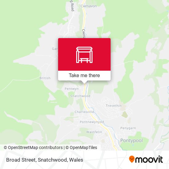 Broad Street, Snatchwood map